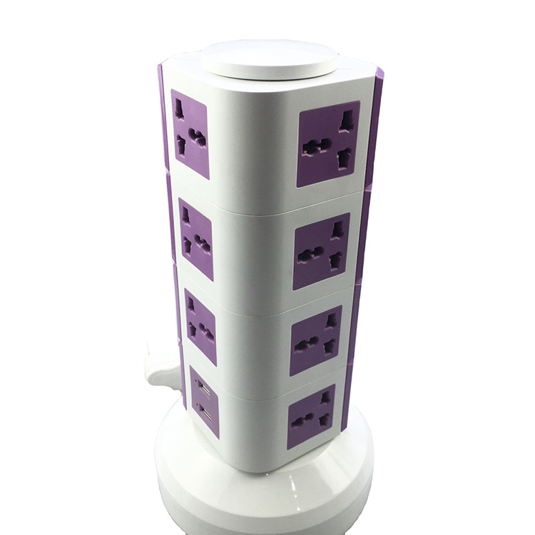 Listrik Surge Protector Vertikal Power Socket